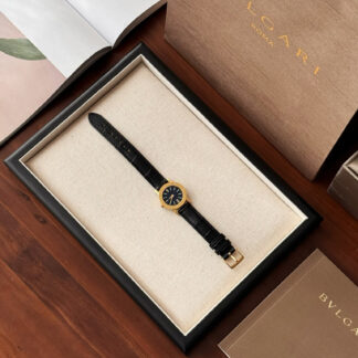 Bulgari black gold ladies watch