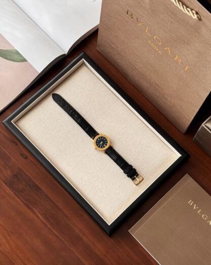 Bulgari black gold ladies watch