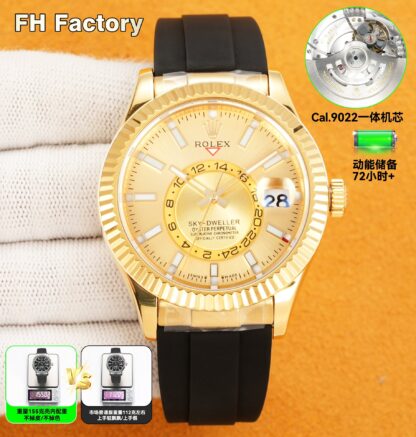 Rolex FH factory uses 904L stainless steel case with internal weight