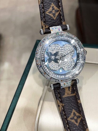 Louis Vuitton full diamond jewelry watch