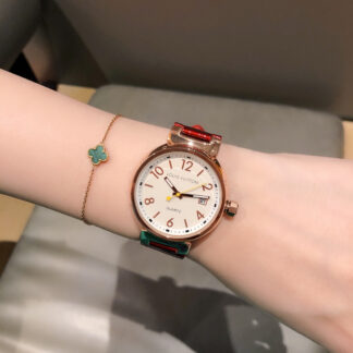 Louis Vuitton cowhide watch
