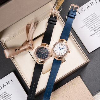 Bulgari luxury soft touch watch