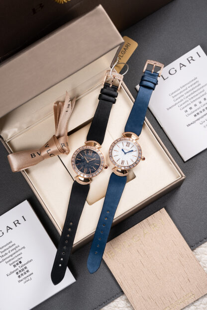 Bulgari luxury soft touch watch