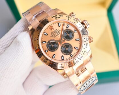 The Rolex custom 7750 all-in-one watch is perfectly embedded in the case