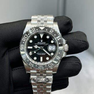 Rolex gmt with grey and Black bezel