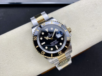 Rolex gold and black Submariner is 40mm in size