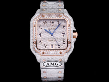 Cartier luxury shining mechanical watch