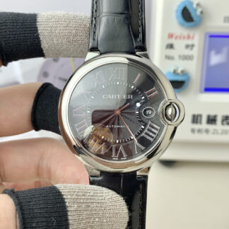 Cartier Blue Balloon Black Dial Mechanical Watch
