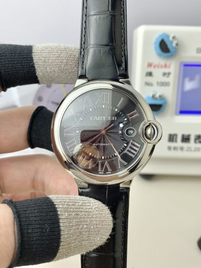 Cartier Blue Balloon Black Dial Mechanical Watch