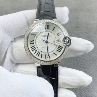 Cartier round, elegant and noble men's mechanical watch