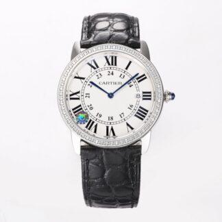 Cartier couple's elegant watch
