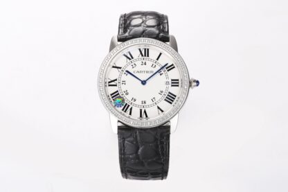 Cartier couple's elegant watch