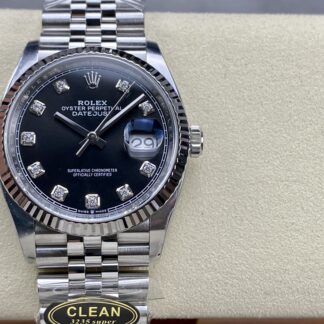 Rolex 36mm Black Diamond Datejust