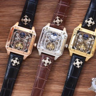 Cartier Square Hollow Mechanical Watch
