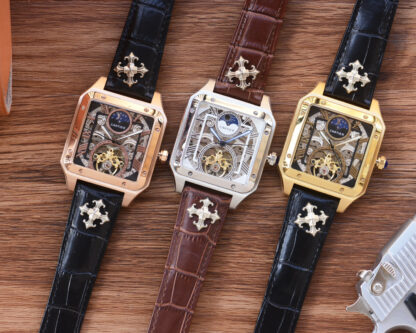 Cartier Square Hollow Mechanical Watch