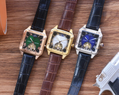 Cartier Square Skeleton Mechanical Watch