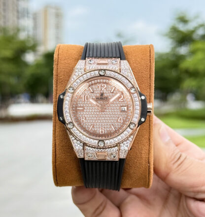 Hublot Big Bang "One Click" Stainless Steel Rainbow Watch