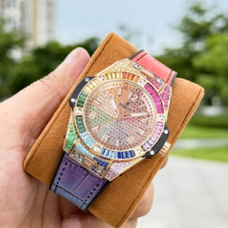 Hublot Big Bang "One Click" Stainless Steel Rainbow Watch