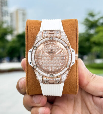 Hublot Big Bang "One Click" Stainless Steel Rainbow Watch
