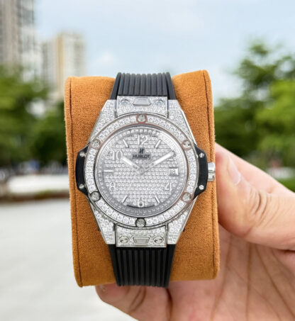 Hublot Big Bang "One Click" Stainless Steel Rainbow Watch