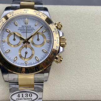 Rolex Inter Gold Ivory White Dial Daytona