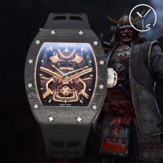 RichardMille rm47 integrated tourbillon black warrior watch