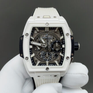 Hublot Tonneau White Ceramic Watch