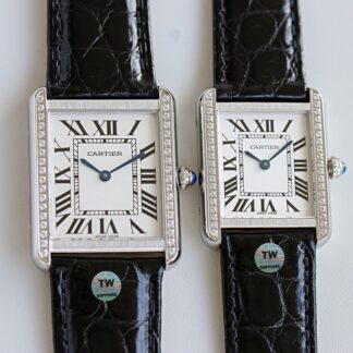 Cartier classic tank series low-key elegant watch