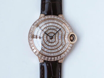 Cartier Blue Balloon Square Diamond Starry Sky Mechanical Watch