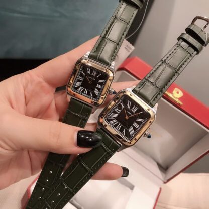 Cartier Santos Classic Elegant Couple Watch
