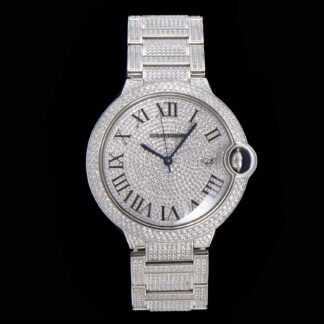 Cartier Blue Balloon Square Diamond Starry Sky Mechanical Watch