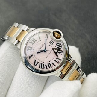 Cartier Blue Balloon Series Shining Transparent Mechanical Watch