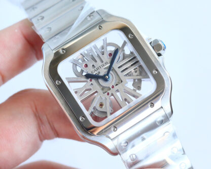 Cartier Santos Skeleton Series Mechanical Watch