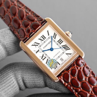Cartier Tank series elegant and bold mechanical watch