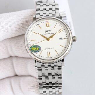 IWC Portofino series steel strap men's watch