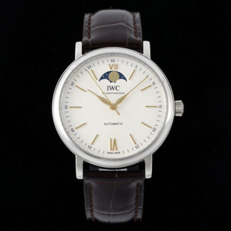IWC Portofino series 40mm moon phase stainless steel mechanical men's watch