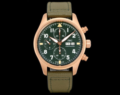 IWC Bronze Gold Chronograph Spitfire Series Watch