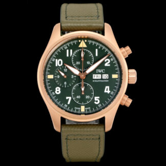 IWC Bronze Gold Chronograph Spitfire Series Watch