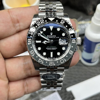 Rolex Greenwich Series Grey-Black Small Green Hands GMT 40mm