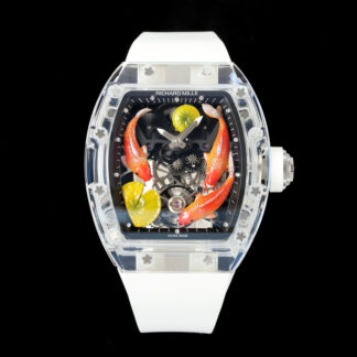 Richard Mille Fish Playing Lotus Leaf Tourbillon Watch