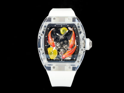 Richard Mille Fish Playing Lotus Leaf Tourbillon Watch