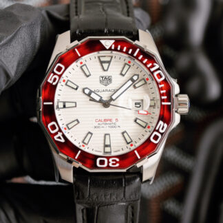 TAGHeuer Aquaracer with Tortoise Shell Pattern Bezel