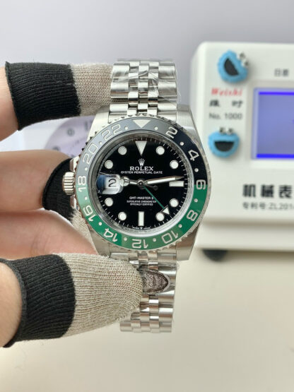 Rolex new model with Sprite bezel for left-handed people