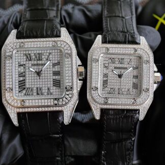 Cartier Santos Diamond Series Mechanical Watch
