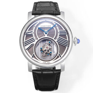 Cartier exquisite men's true flywheel mechanical watch