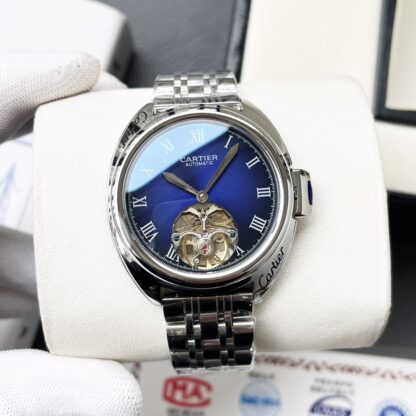 Cartier Blue Balloon Series Flywheel Elegant Mechanical Watch
