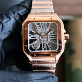 Cartier Santos Skeleton Series Mechanical Watch