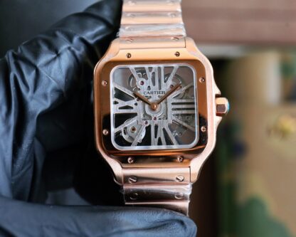Cartier Santos Skeleton Series Mechanical Watch