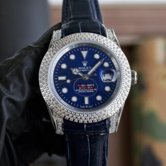 Rolex fully customized curved bezel perfectly fits the wrist