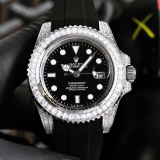 Rolex fully customized curved bezel perfectly fits the wrist